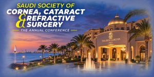 Kongressbanner des SSCRS 2026 im Ritz-Carlton Hotel in Jeddah